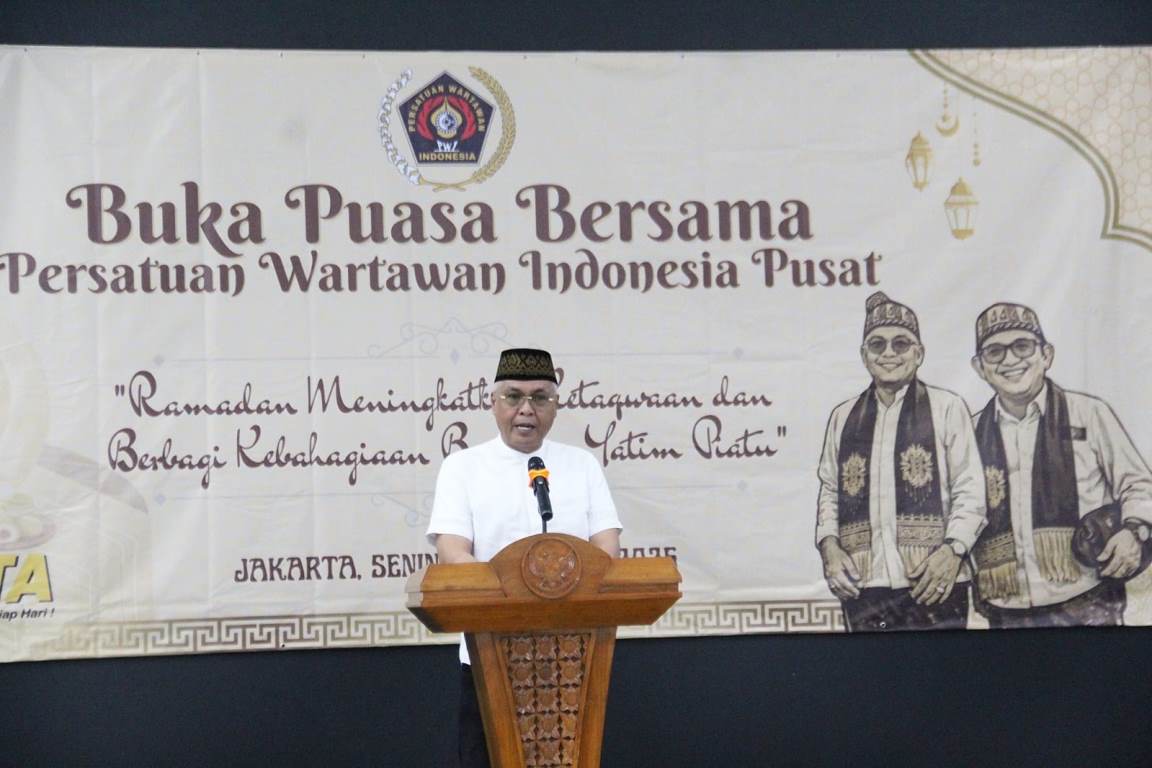 PWI Pusat Belar Buka Bersama Anak Yatim, Cak Munir: Ramadan Ajarkan Kita Soal Kebersamaan